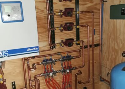 Boiler & In-Floor Install, Yale