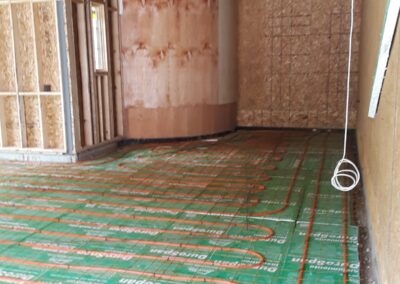 In-Floor Heat Tubing, Bloomfield Hills