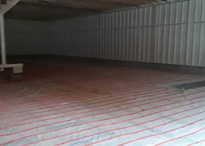 In-Floor Heat Tubing, Metamora